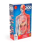 Ficha técnica e caractérísticas do produto Quebra Cabeca Corpo Humano 200 Peças Grow - 03937
