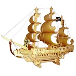 Ficha técnica e caractérísticas do produto Quebra Cabeça 3D - Navio Pirata - 151 Pçs - Wamboo