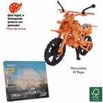 Ficha técnica e caractérísticas do produto Quebra Cabeça 3d - Transportes - Motocicleta - 47 Pçs - Puzzle Wamboo