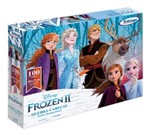 Ficha técnica e caractérísticas do produto Quebra-Cabeça Frozen II 100 Peças - Xalingo