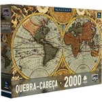 Ficha técnica e caractérísticas do produto Quebra-Cabeça Game Office Mapa Mundi Século XVII - 2000 Peças