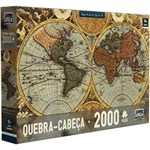 Ficha técnica e caractérísticas do produto Quebra-Cabeça Game Office Mapa Mundi Século XVII 2000 Peças