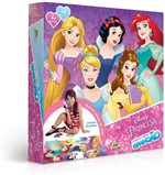Ficha técnica e caractérísticas do produto Quebra-Cabeça Grandão 48 Peças Grandes - Princesas Disney - Toyster