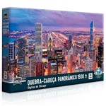 Ficha técnica e caractérísticas do produto Quebra-Cabeça Panorâmico Skyline de Chicago 1500 Peças Toyster 2518