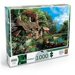 Ficha técnica e caractérísticas do produto Quebra Cabeça Puzzle 1000 Peças Casa no Lago 02963 - Grow