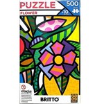 Ficha técnica e caractérísticas do produto Quebra Cabeça Puzzle 500 Pçs Flower Romero Britto Grow