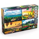 Ficha técnica e caractérísticas do produto Quebra Cabeça Puzzle 6000 Peças Vinhos do Mundo - Grow
