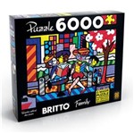 Ficha técnica e caractérísticas do produto Quebra-Cabeça Romero Britto - Family - 6000 Peças