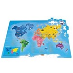 Ficha técnica e caractérísticas do produto Quebra-Cabeça Toyster Mapa do Mundo - 200 Peças