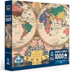 Ficha técnica e caractérísticas do produto Quebra-Cabeça Toyster Mapa do Mundo 1000 Peças 10+