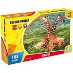 Ficha técnica e caractérísticas do produto Quebra Cabeça Zoo Girafas 108 Peças - Nig