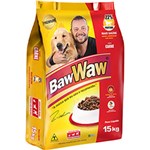 Ficha técnica e caractérísticas do produto Ração Baw Waw para Cães Carne 15Kg