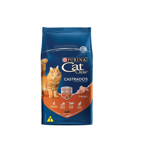 Ficha técnica e caractérísticas do produto Ração Cat Chow para Gatos Castrados 1 Kg