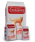 Ficha técnica e caractérísticas do produto Ração Cat Excellence Adulto. Carne 10,1 Kg
