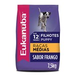 Ficha técnica e caractérísticas do produto Ração Eukanuba para Cães Filhotes de Raças Médias