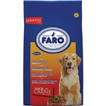 Ficha técnica e caractérísticas do produto Ração Faro Adulto para Cães Carne Pedaços Macios 15Kg