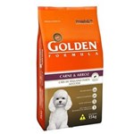 Ficha técnica e caractérísticas do produto Ração Golden Cães Mini Bits - Carne - 15 Kg