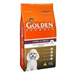 Ficha técnica e caractérísticas do produto Ração Golden Cães Mini Bits - Carne - 15kg