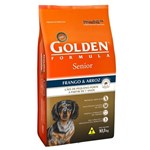 Ficha técnica e caractérísticas do produto Ração Golden Fórmula Mini Bits Senior para Cães Adultos de Pequeno Porte Sabor Frango e Arroz 10,1kg