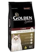 Ficha técnica e caractérísticas do produto Ração Golden - Gatos Castrados - Sabor Carne (3,0 Kg)