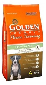 Ficha técnica e caractérísticas do produto Ração Golden Power Training Cães Filhotes Frango e Arroz 15k