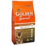 Ficha técnica e caractérísticas do produto Ração Golden Special para Cães Adultos Sabor Frango e Carne 15 KG