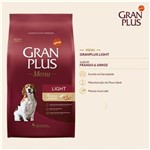 Ficha técnica e caractérísticas do produto Ração Gran Plus Cães Menu Light 15 Kg