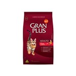 Ficha técnica e caractérísticas do produto Racao Gran Plus Gato Adulto Carne e Arroz 10kg - Guabi
