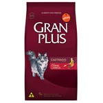 Ficha técnica e caractérísticas do produto Ração Gran Plus Gatos Castrados Carne e Arroz - 10,1 Kg