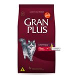 Ficha técnica e caractérísticas do produto Ração Gran Plus Gatos Castrados Carne E Arroz 10 X 1Kg