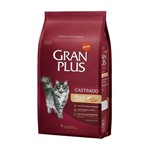Ficha técnica e caractérísticas do produto Ração Gran Plus Gatos Castrados Carne e Arroz PACOTES INDIVIDUAIS 10x1kg
