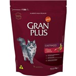 Ficha técnica e caractérísticas do produto Ração Gran Plus Gatos Castrados Carne e Arroz (3 Kg) - Affinity Guabi - Gran Plus - Affinity Guabi
