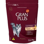Ficha técnica e caractérísticas do produto Ração Gran Plus Gatos Castrados Frango e Arroz (1 kg) - Affinity Guabi