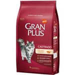 Ficha técnica e caractérísticas do produto Ração Gran Plus Gatos Castrados Frango e Arroz 10,1kg (10 Pacotes de Individuais de 1kg)