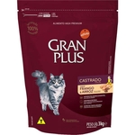 Ficha técnica e caractérísticas do produto Ração Gran Plus Gatos Castrados Frango e Arroz (3 kg) - Affinity Guabi
