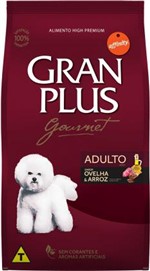 Ficha técnica e caractérísticas do produto Ração Gran Plus para Cães Gourmet Ovelha e Arroz Adulto 3kg - Guabi