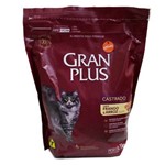 Ficha técnica e caractérísticas do produto Ração Guabi Gran Plus Frango e Arroz para Gatos Castrados Adultos 1kg