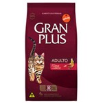 Ficha técnica e caractérísticas do produto Ração Guabi Gran Plus Gatos Adultos Carne e Arroz 10x1kg