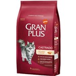 Ficha técnica e caractérísticas do produto Ração Guabi Gran Plus Salmão e Arroz para Gatos Castrados - 10,1 Kg