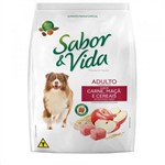Ficha técnica e caractérísticas do produto Ração Guabi Sabor e Vida para Cães Adultos Sabor Carne Maçã e Cereais 1kg
