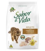 Ficha técnica e caractérísticas do produto Ração Guabi Sabor e Vida para Gatos Adultos Sabor Frango e Linhaça 1kg