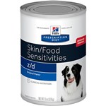 Ficha técnica e caractérísticas do produto Ração Hills Canine Prescription Diet Z/d Lata 370gr