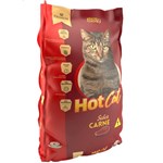Ficha técnica e caractérísticas do produto Ração Hot Cat Carne 25 Kg