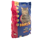 Ficha técnica e caractérísticas do produto Ração Hot Cat Mix Gatos Adultos E Filhotes 25kg