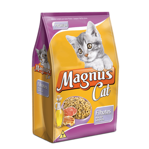 Ficha técnica e caractérísticas do produto Ração Magnus Mix de Sabores para Gatos Filhotes 15kg