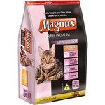 Ficha técnica e caractérísticas do produto Ração Magnus Super Premium para Gatos Castrados Frango e Arroz 10kg