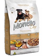 Ficha técnica e caractérísticas do produto Ração Monello Dog Tradicional 15 Kg
