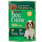 Ficha técnica e caractérísticas do produto Ração Nestlé Purina Dog Chow Adultos Raças Pequenas Sachê Carne e Arroz - 100 G