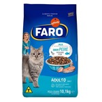 Ficha técnica e caractérísticas do produto Racao para Gatos Adultos Sabor Peixe 10. Kg Faro