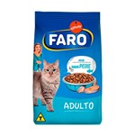 Ficha técnica e caractérísticas do produto Ração para Gatos Faro Adultos Sabor Peixe 1Kg